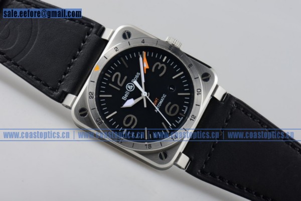 Bell&Ross BR 03-93 GMT Watch Steel Black Dial